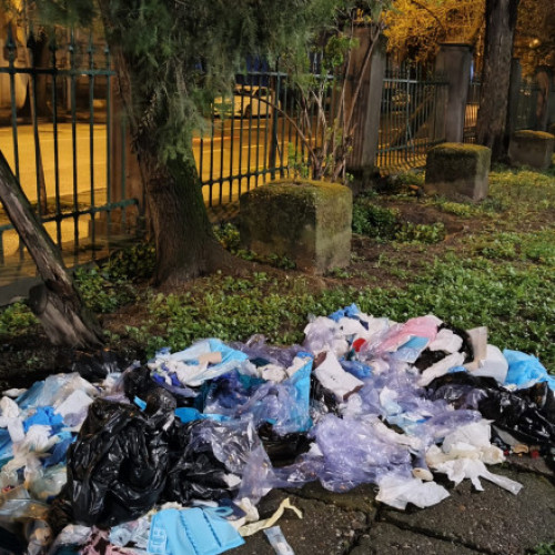 Clinică stomatologică din București amendată pentru deșeuri aruncate în Cișmigiu