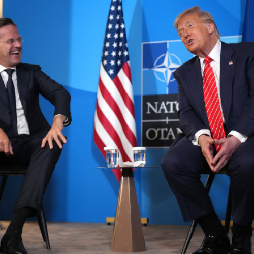 Donald Trump își critică din nou aliații NATO înainte de întâlnirea cu Mark Rutte
