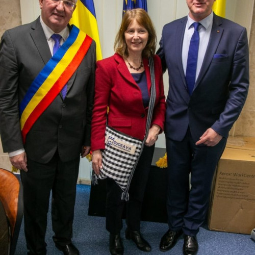 Primarul Sucevei, Ion Lungu, discută cu ambasadorul SUA pentru atragerea de investitori la Suceava