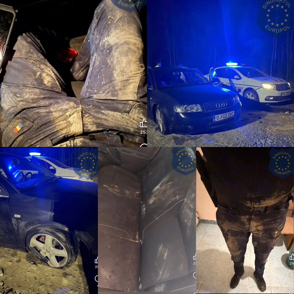 Intervenția poliției din Gorj se transformă în urmărire dramatică a unui minor