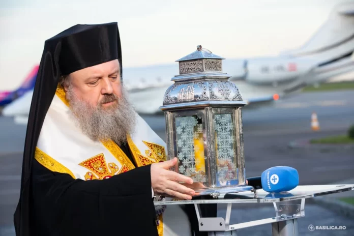 În 2026, tradiția Sfintei Lumini de la Ierusalim continuă la Patriarhie