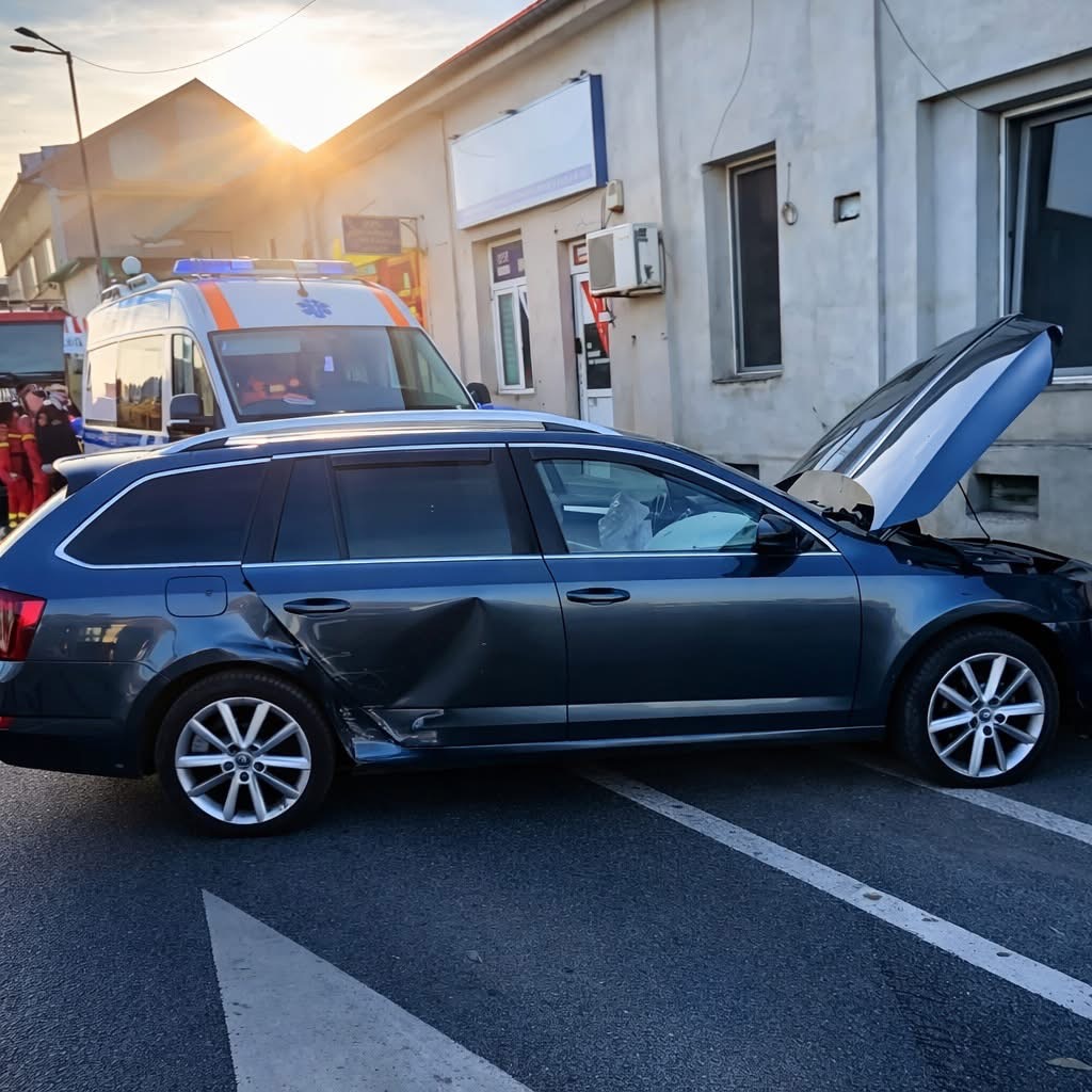 Fost angajat al IPJ Giurgiu, implicat în accident grav