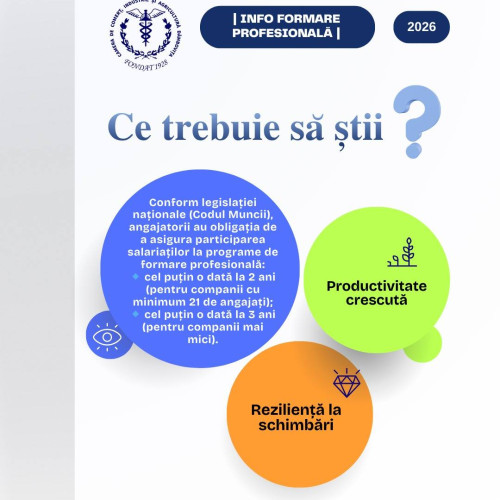 Importanța formării profesionale în contextul economic actual, subliniată de CCIA Dâmbovița