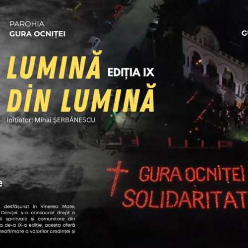 Gura Ocniței celebrează Vinerea Mare cu un eveniment spiritual deosebit