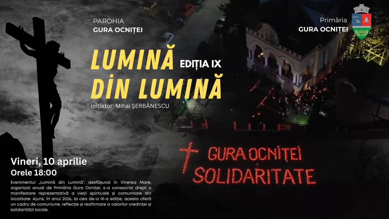 Gura Ocniței celebrează Vinerea Mare cu un eveniment spiritual deosebit