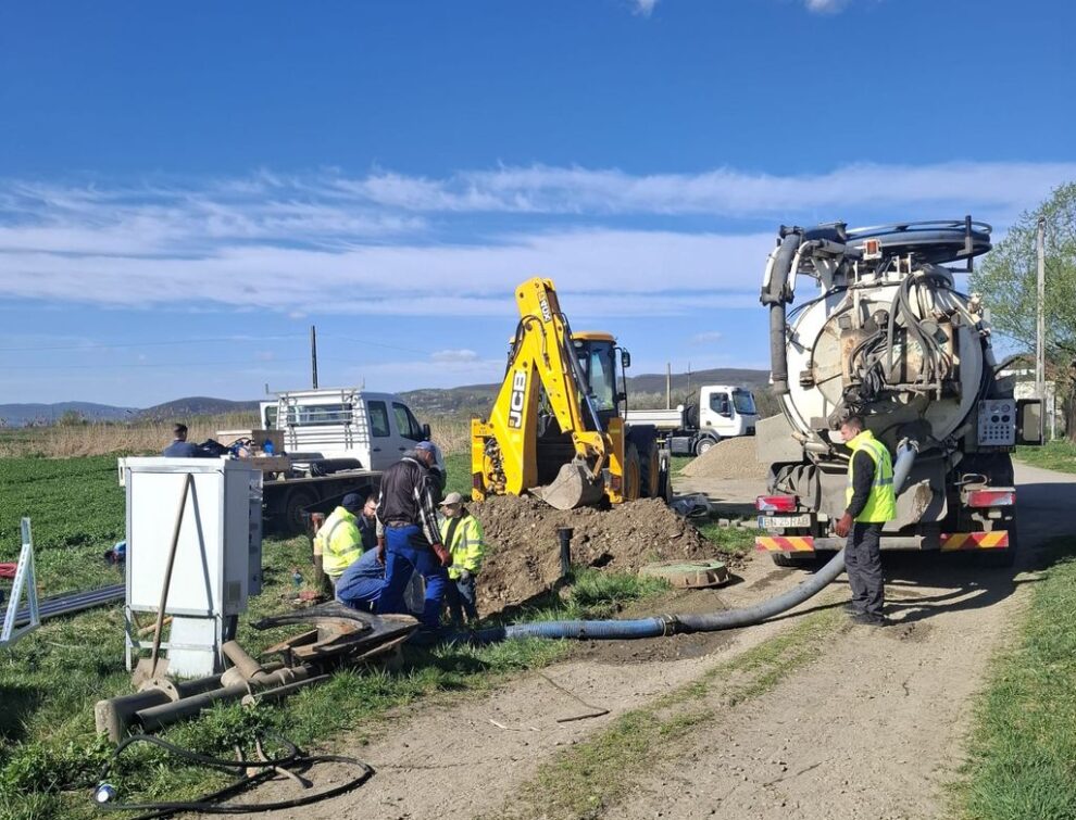 A treia stație din comună modernizată cu fonduri proprii