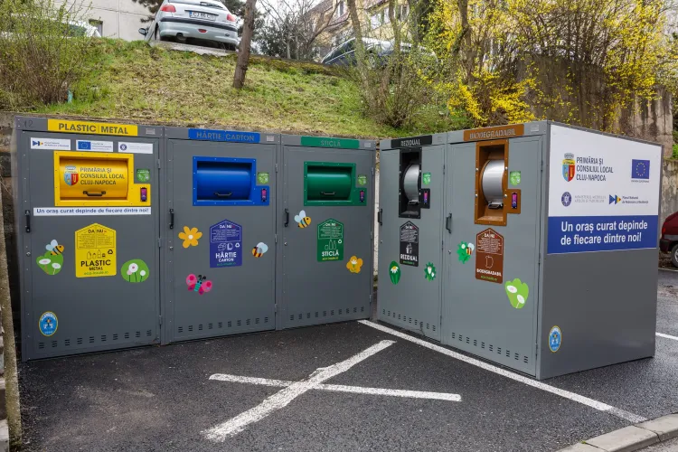 Cluj-Napoca modifică proiectul insulelor ecologice pentru deșeuri