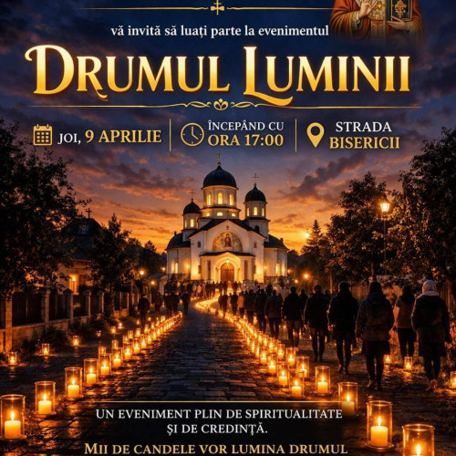 Eveniment spiritual dedicat comunității la Cojasca, pe 9 aprilie