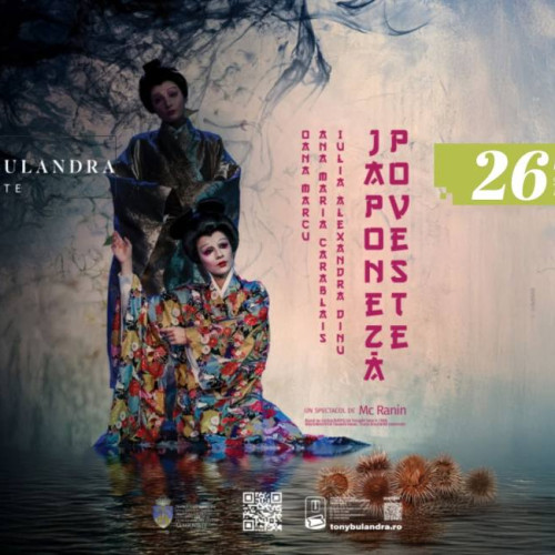 Teatrul „Tony Bulandra” din Târgoviște prezintă „Poveste japoneză” pe 26 aprilie