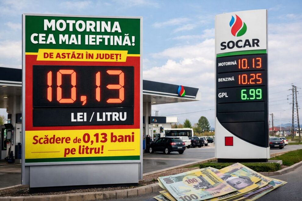 Prețurile motorinei și benzinei în Bistrița: variații de până la 0,13 lei