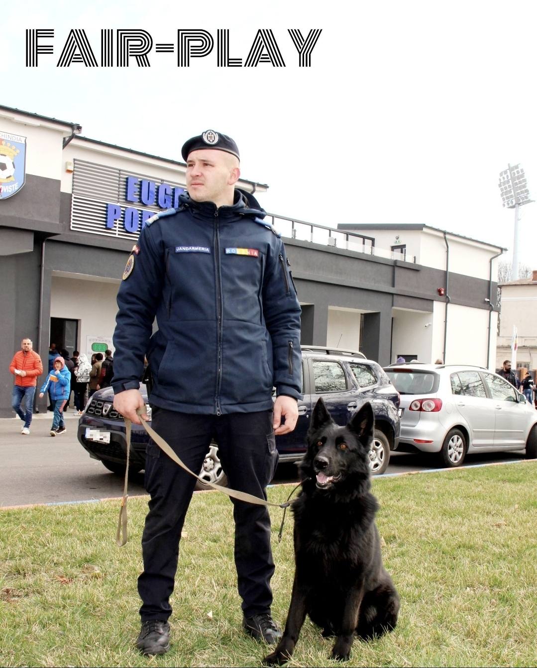 Jandarmii dâmbovițeni pregătesc măsuri de siguranță pentru meciul Chindia Târgoviște - FC Bihor