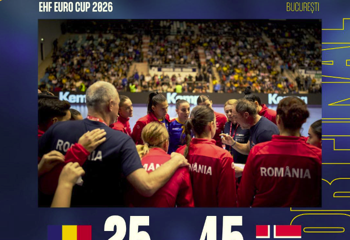 România se află în grupa A la EHF EURO Cup 2026