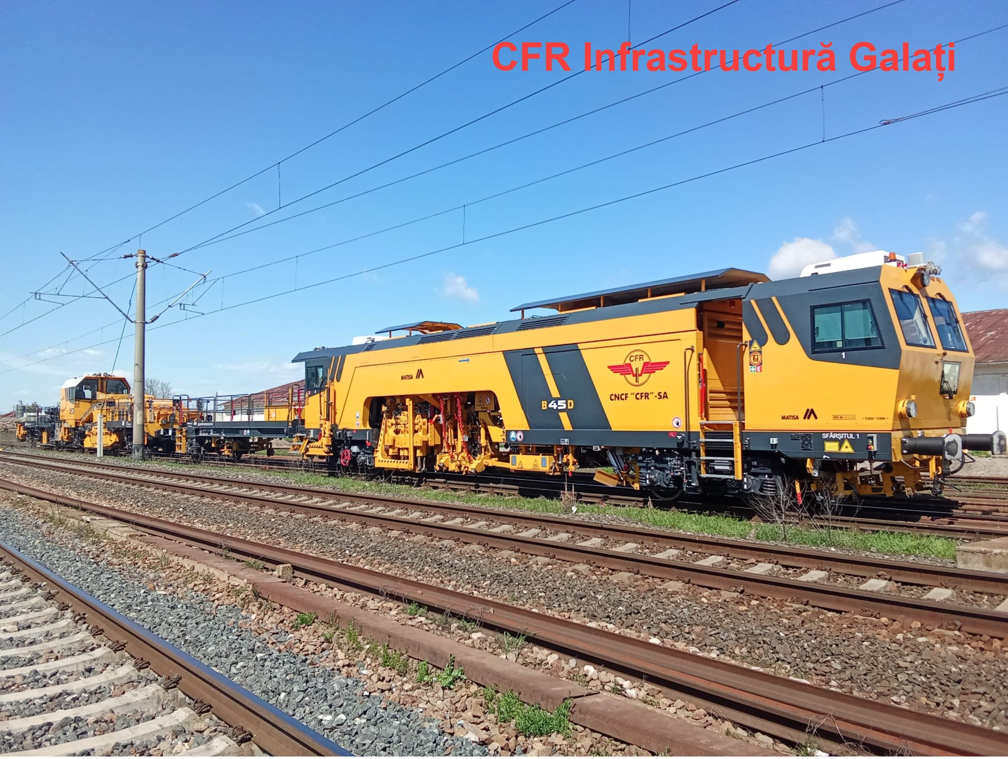 Galați: CFR a achiziționat utilaje moderne pentru infrastructura feroviară