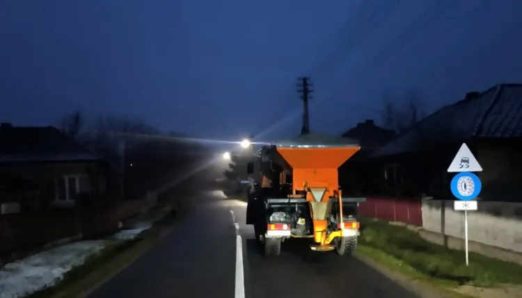 Consiliul Județean Cluj activează utilajele de deszăpezire în zonele montane