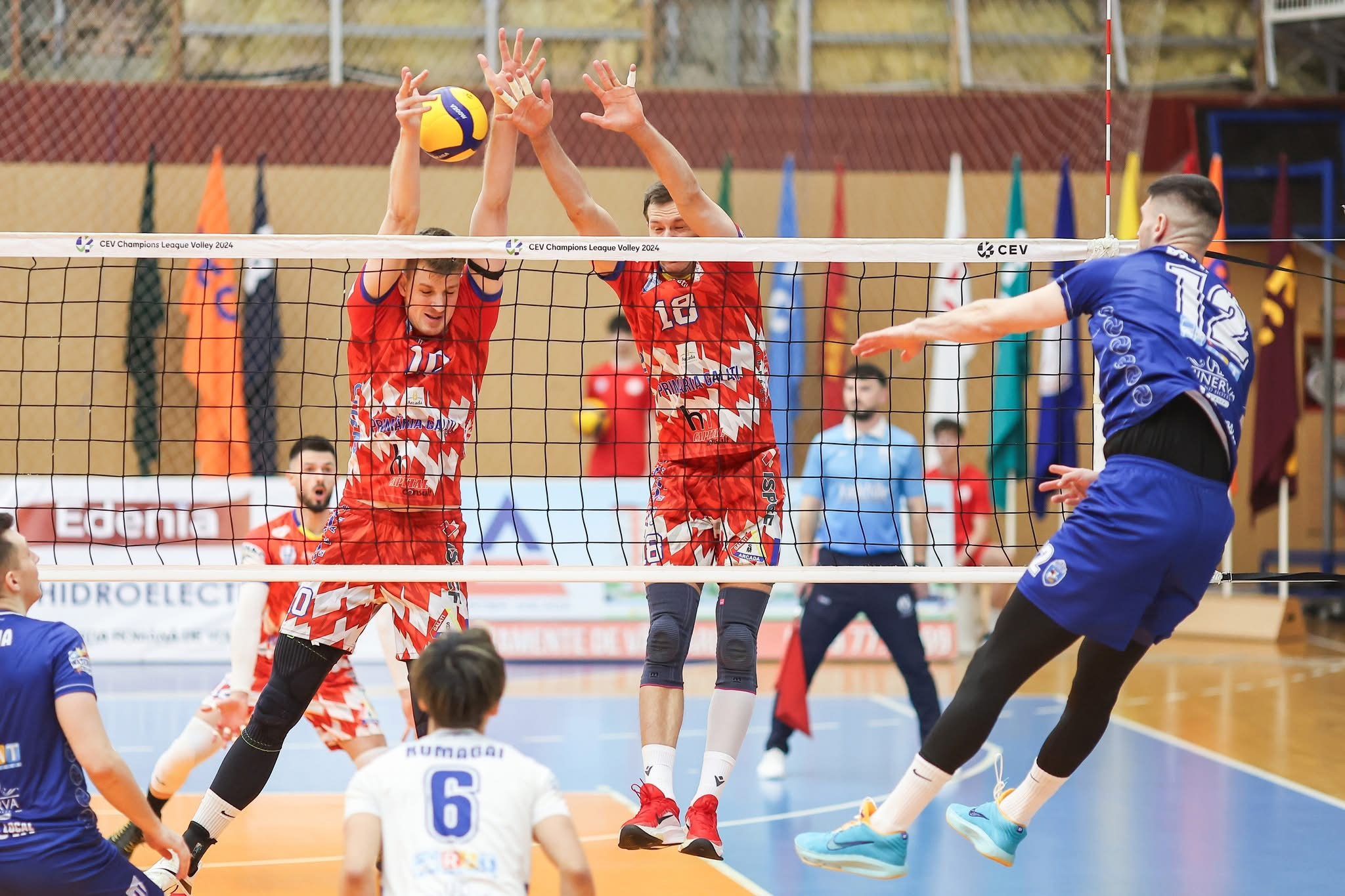 CSM Arcada Galați se califică în faza următoare a play-off-ului de volei masculin