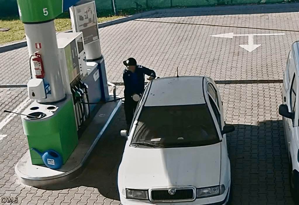 Poliția a identificat un bărbat după furtul de carburant din Albota