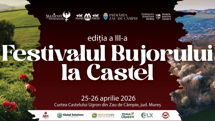 Festivalul Bujorilor de la Zau de Câmpie, între 25-26 aprilie