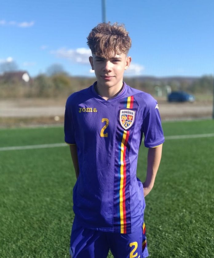 Ștefan Toroc Tătaru, convocat la echipa națională U15 a României