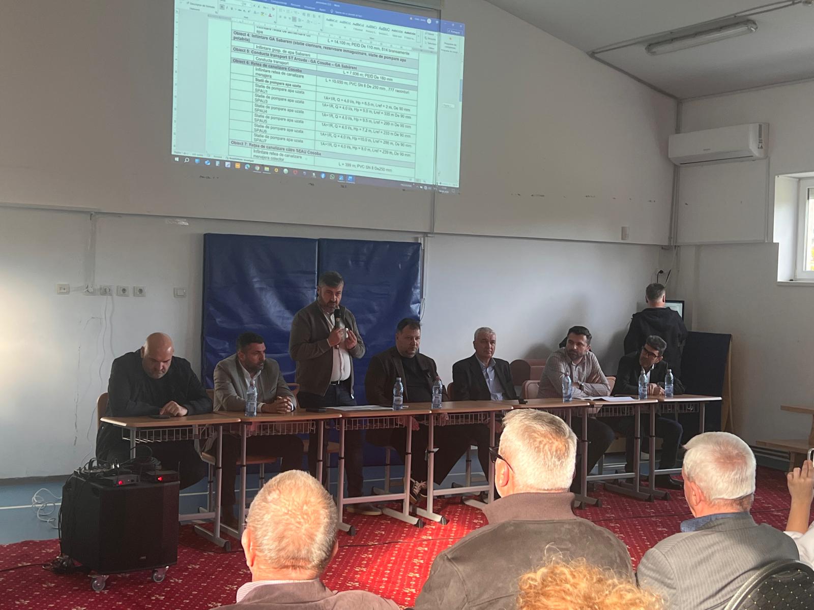 Contract semnat pentru alimentarea cu apă și canalizare în Săbăreni și Cosoba