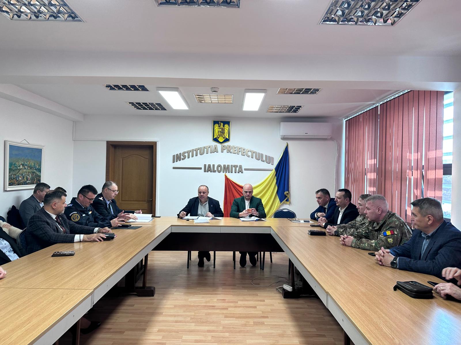 Prefectul Ialomiței conduce ședințe pentru dezvoltarea județului