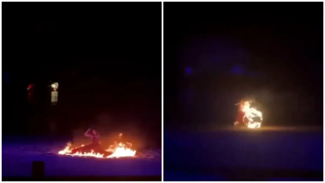 Incident șocant în timpul unui spectacol de dans în China