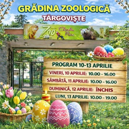 Grădina Zoologică din Târgoviște își ajustează programul de Paște
