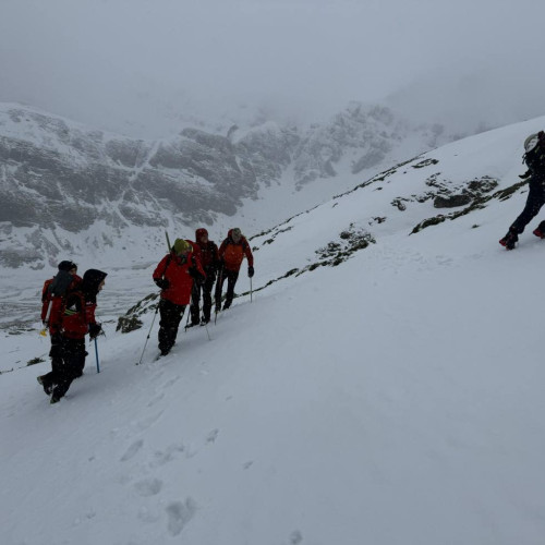 Acțiune de salvare în Masivul Bucegi pentru un turist blocat