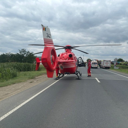 Accident rutier grav pe DN 66, la Sântămăria Orlea