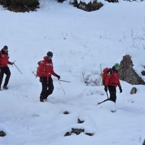 Salvamont Brașov intervine pentru salvarea unui turist blocat în Bucegi