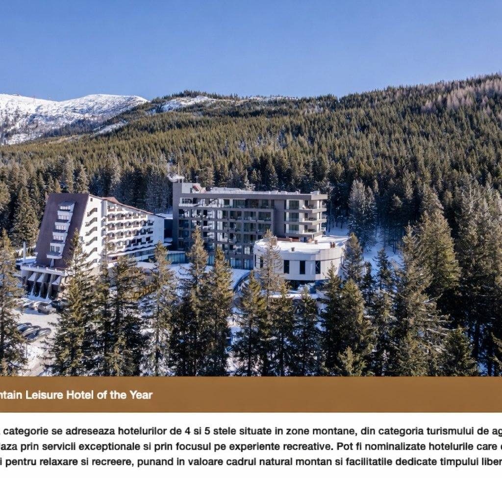 Hotel Peștera Wellness & Spa, nominalizat la TopHotel Awards 2026