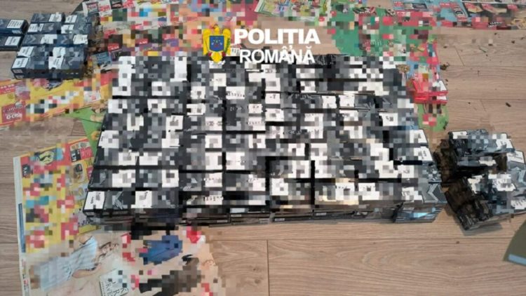 Poliția din Maramureș descinde în caz de contrabandă cu țigarete
