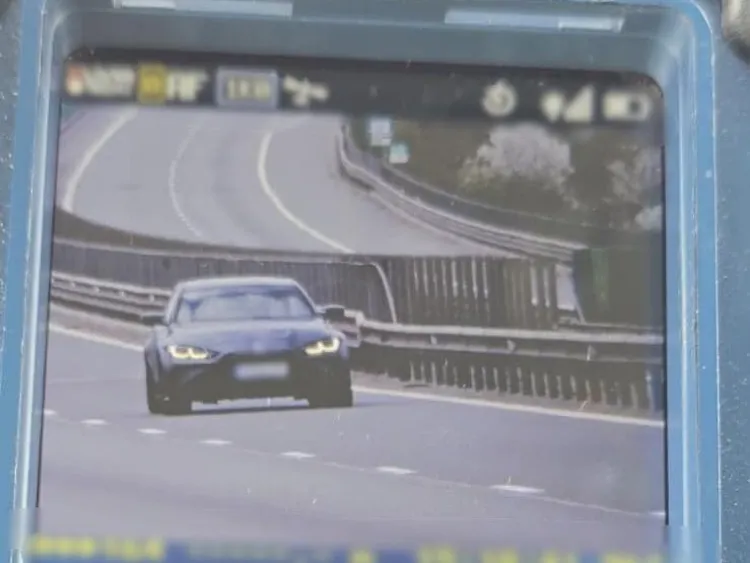 Șofer din București prins cu 248 km/h pe Autostrada A3, amendat dur