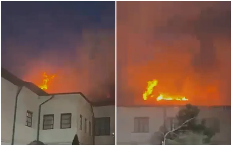 Incendiul devastator de Paște la Mănăstirea Bistrița din Costești