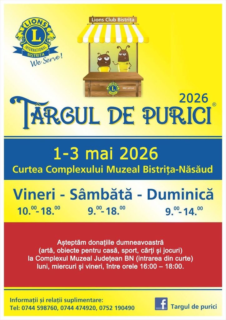 Donațiile pentru târgul de artă se primesc în prima săptămână din mai