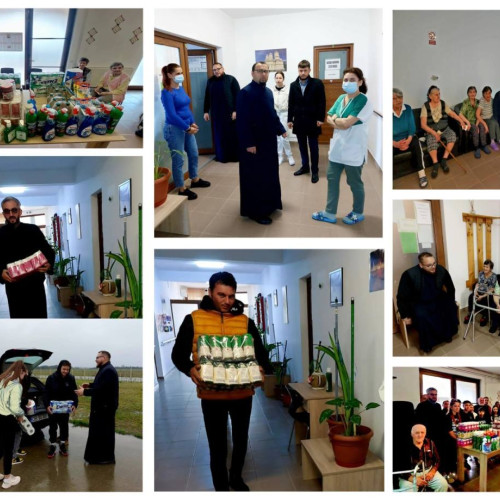 Bisericile din Protoieria Găești oferă ajutor pentru Căminul de Bătrâni din Pătroaia