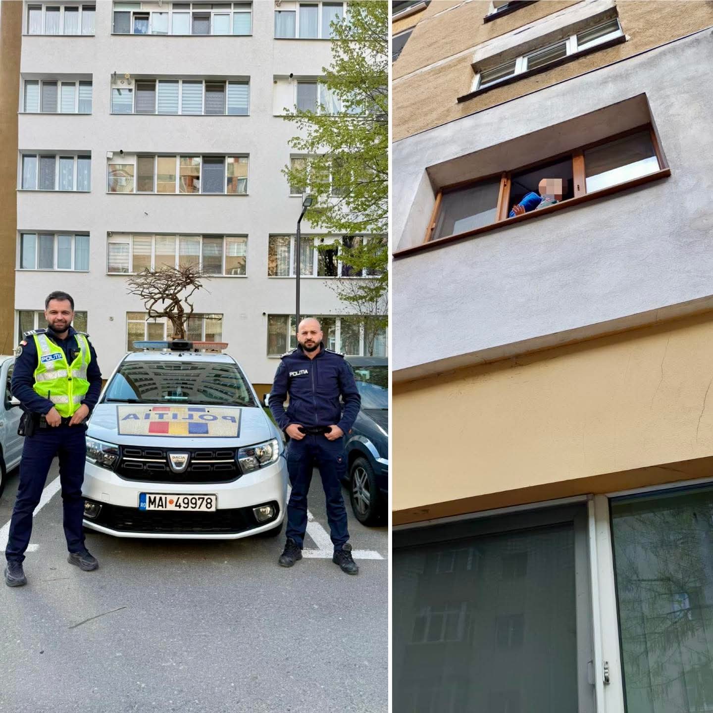 Intervenție rapidă a polițiștilor din Vâlcea salvează un copil de 6 ani