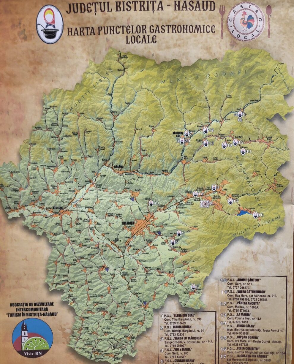 Punctele Gastronomice Locale din Valea Bârgăului prind viață