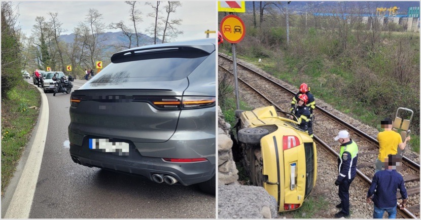 Traficul blocat pe DN7 din cauza unui accident grav