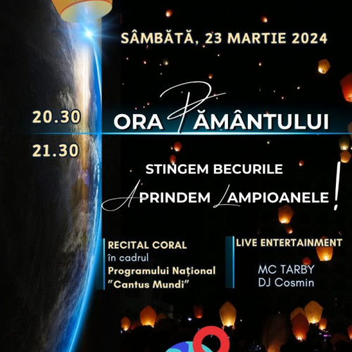 In Focșani va avea loc a V-a ediție a evenimentului „Ora Pământului”. Cetățenii sunt invitați să stingă luminile în semn de responsabilitate față de mediu.