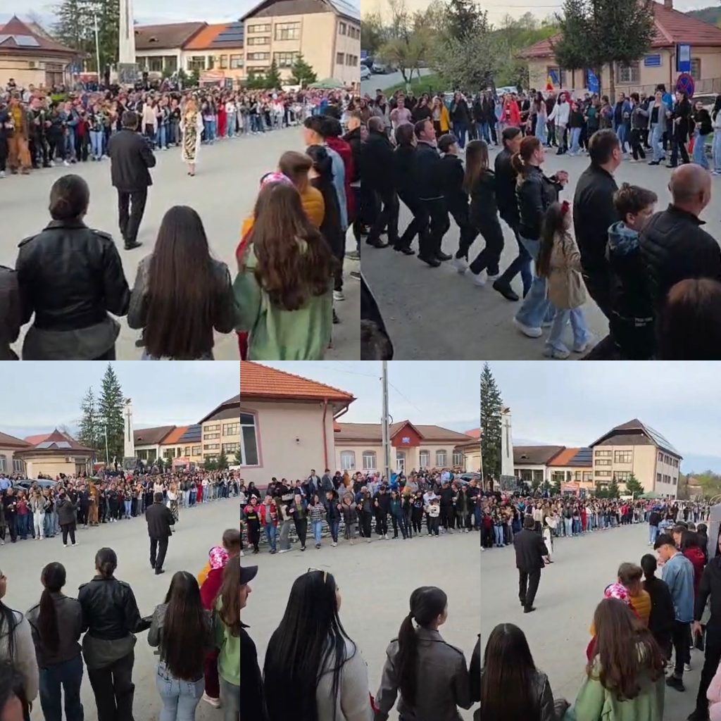 Atmosferă de sărbătoare în Tismana, la tradiționala Hora de Paște