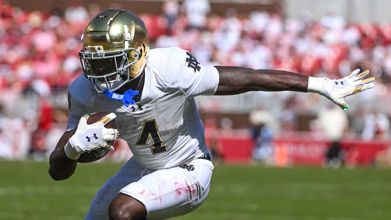 Marcus Freeman: 'Unicornul' RB Jeremiyah Love ar putea fi un wide receiver de elită