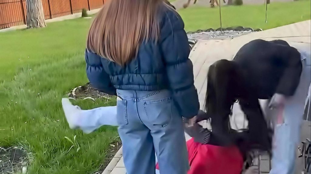 Conflict violent între adolescente în parc, la Zamostea