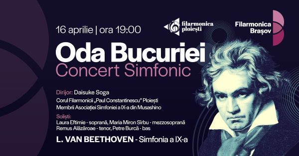 Concert grandios de Beethoven la Filarmonica Brașov, în aprilie 2026