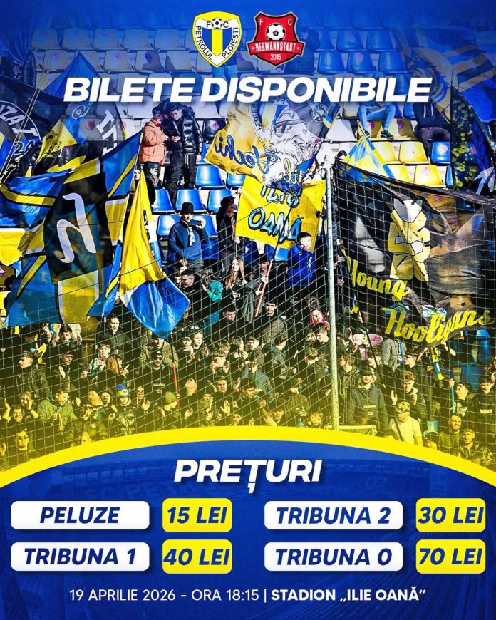 Meci crucial pentru FC Petrolul, programat duminică