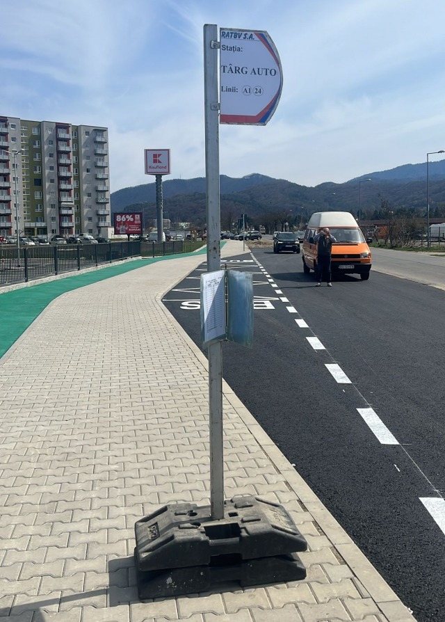 Stația „Târg Auto” își schimbă amplasamentul pentru liniile de autobuz din Brașov