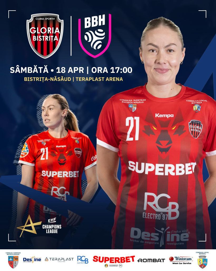 Gloria se pregătește pentru meciul din sferturile Ligii Campionilor