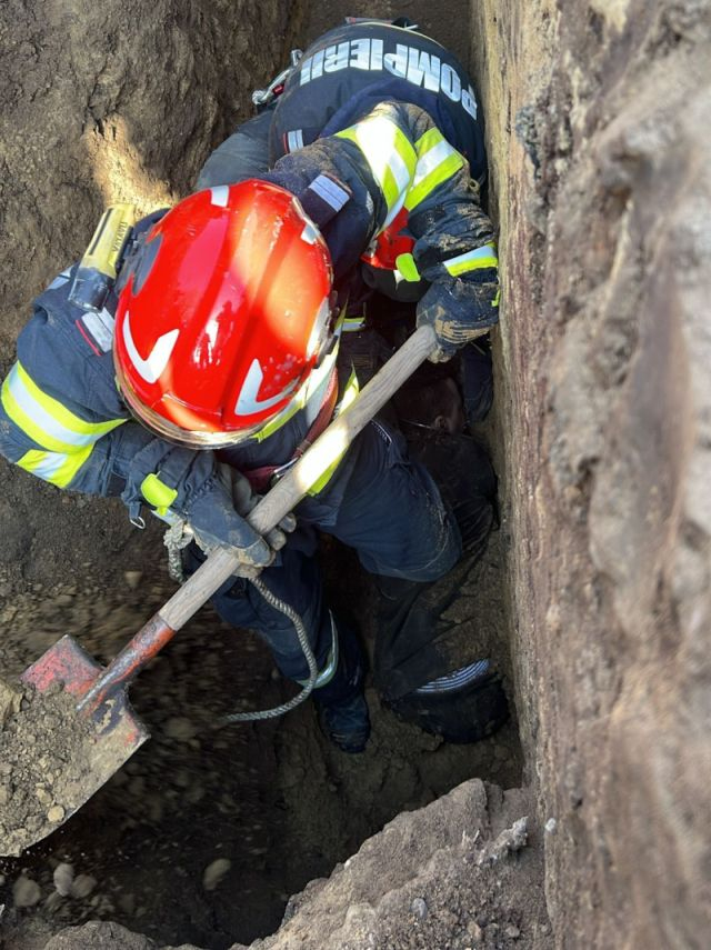 Accident grav la Ghidigeni: un bărbat surprins de un mal de pământ