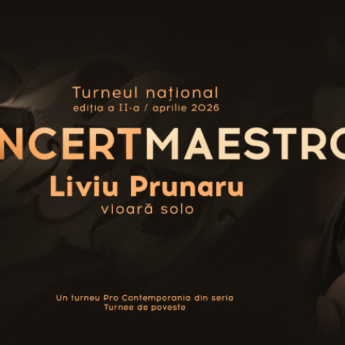 Concertul lui Liviu Prunaru debutează la Târgu Mureș în cadrul stagiunii aniversare