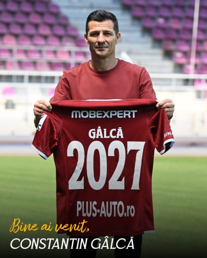 FC Rapid București își reconfirmă antrenorul Constantin Gâlcă