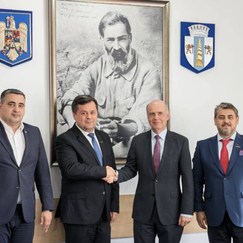 Ambasadorul Ceha în România, vizită la Târgu Jiu pentru discuții esențiale